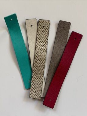 BRIGHTON 5pc Christo Narrow Leather Inserts Bundle